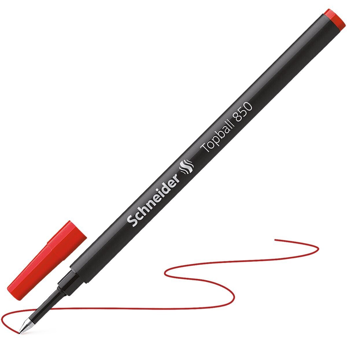 Schneider Tintenroller Topball 850, Mine mit Edelstahl-Konusspitze, Strichstärke: 0,5 mm (M)
