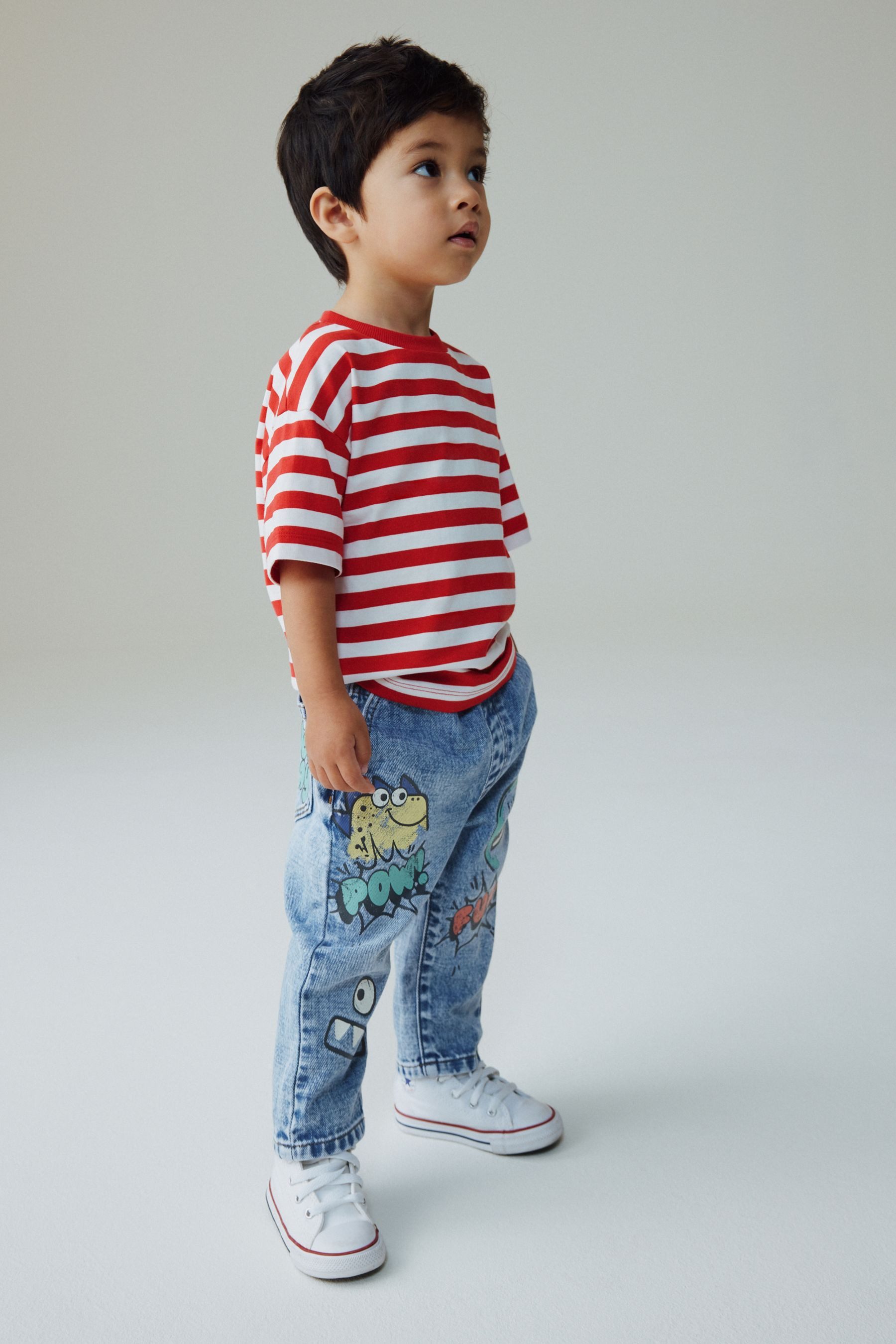 Next Dehnbund-Jeans Jeans, Monster Graffiti (1-tlg)