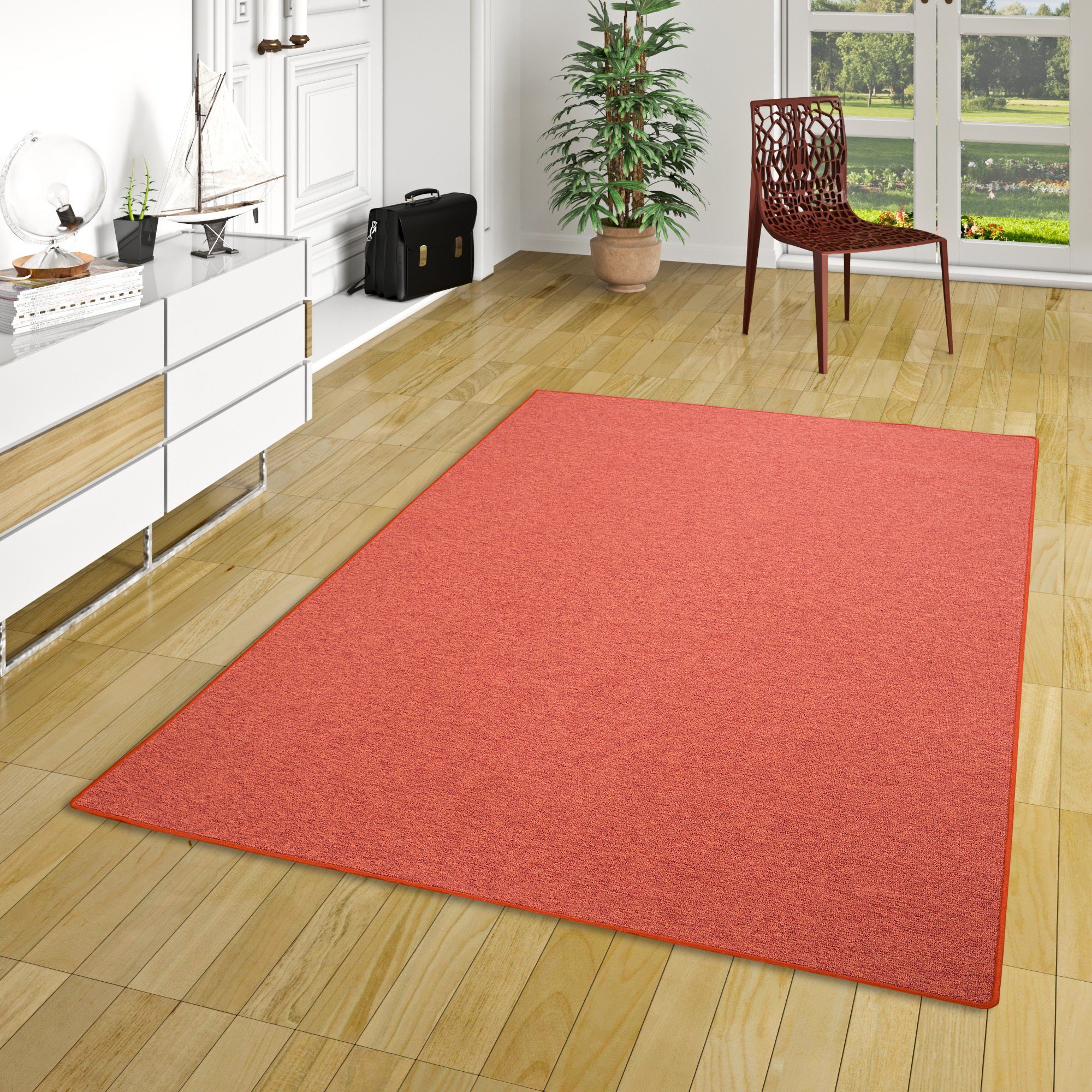 Snapstyle Veloursteppich Feinschlingen Velour Teppich Strong, günstig online kaufen