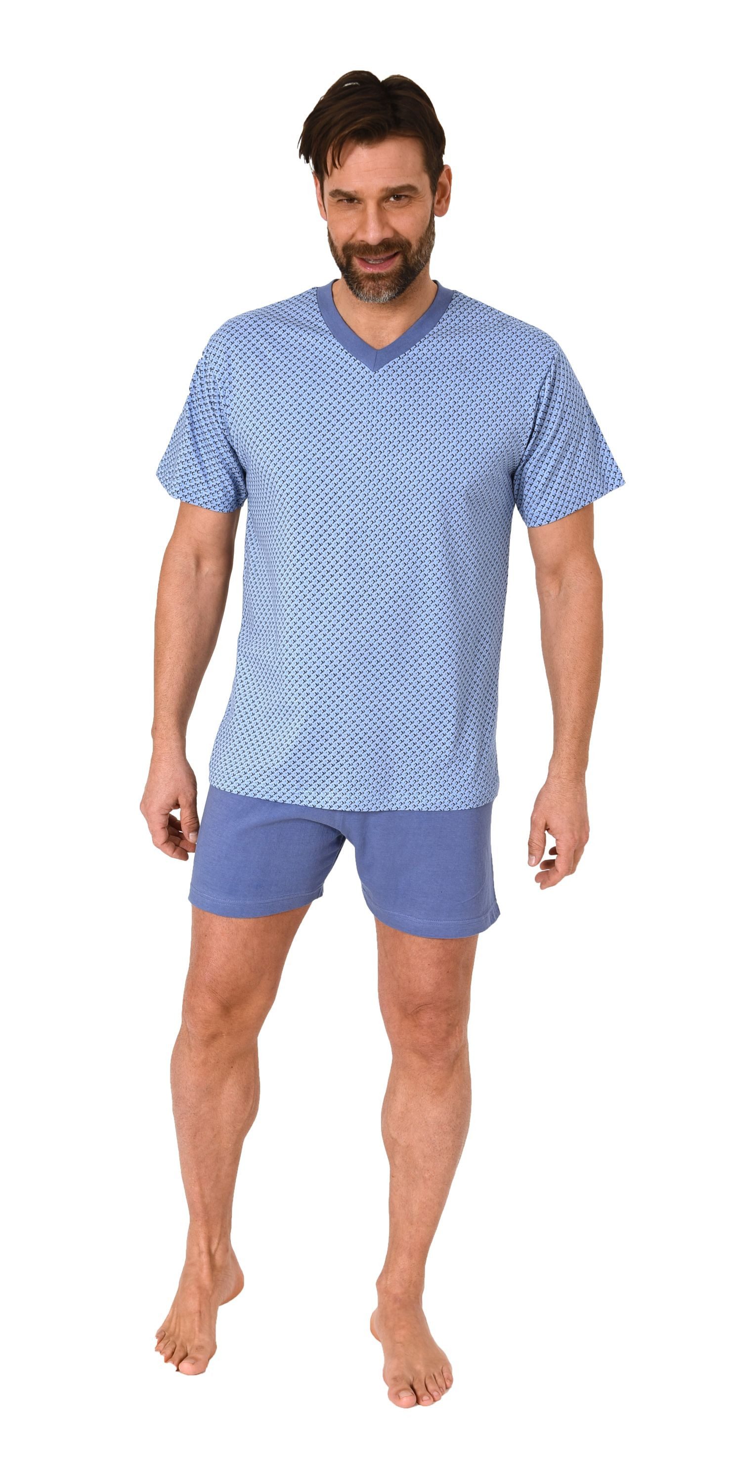 Normann Pyjama Normann Herren Schlafanzug kurz günstig online kaufen