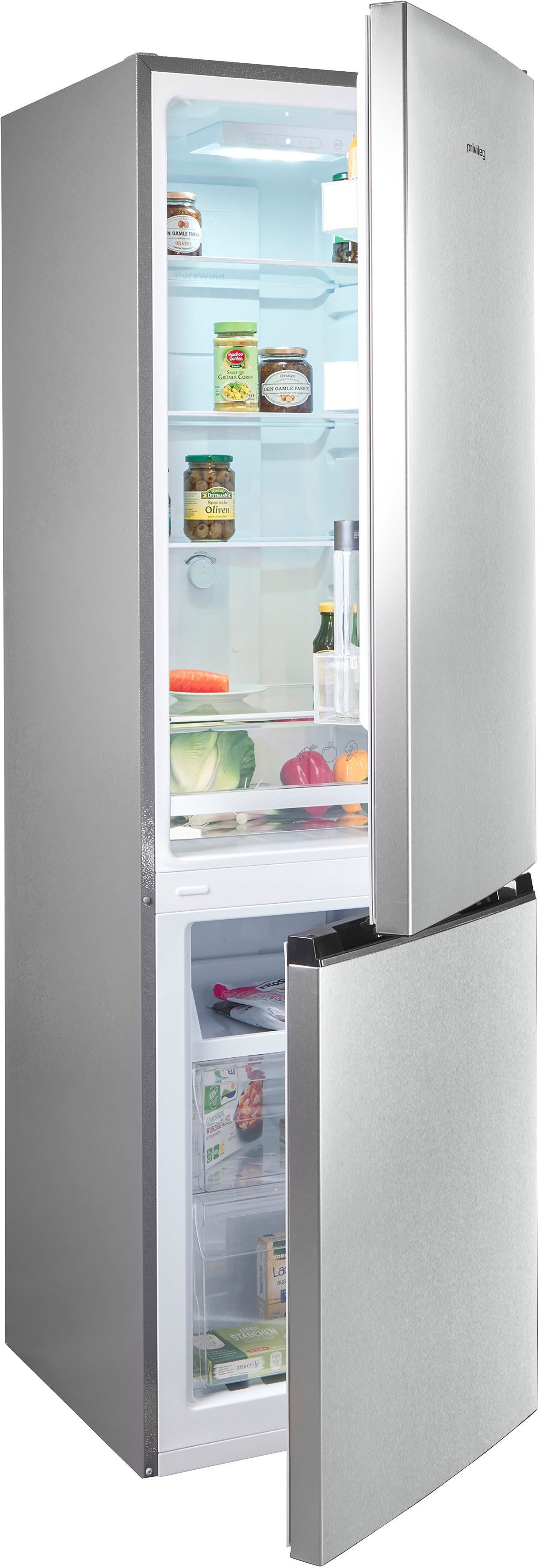 Privileg Kühl-/Gefrierkombination PRKF 8251 XP5E, 180,7 cm hoch, 54 cm breit