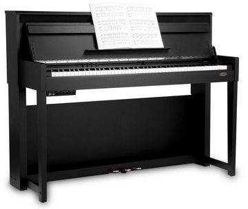 Classic Cantabile Digitalpiano UP-1 E-Piano Set - 88 gewichtete Tasten mit Graded Hammer-Tastatur (Spar-Set, inkl. Klavierbank, Kopfhörer & Schule), mit 40 Sounds und 256-fache Polyphonie