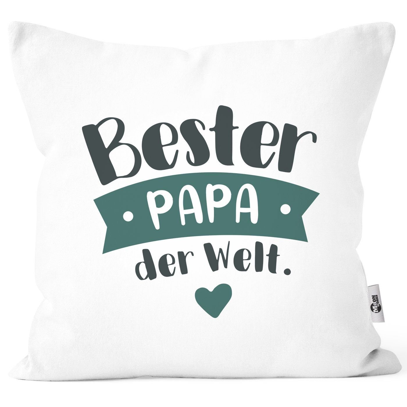 MoonWorks Dekokissen Kissenbezug Beste/r Mama/Papa der Welt Geschenk Mama P günstig online kaufen