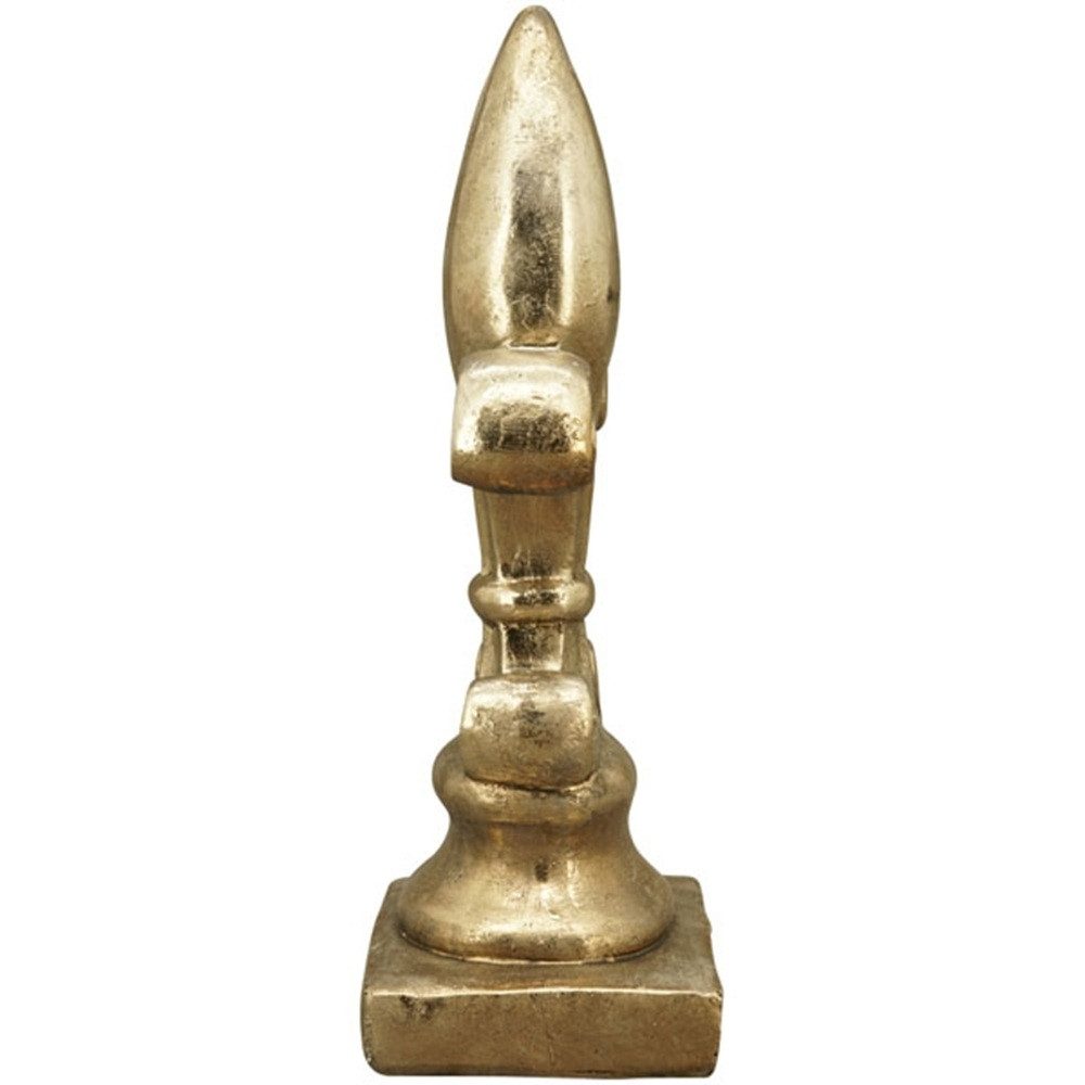 Exner GmbH Garten- & Wohnaccessoires Dekoobjekt Fleur di Lys / Bourbon Lilie gold Polyresin, royal klassik Deko