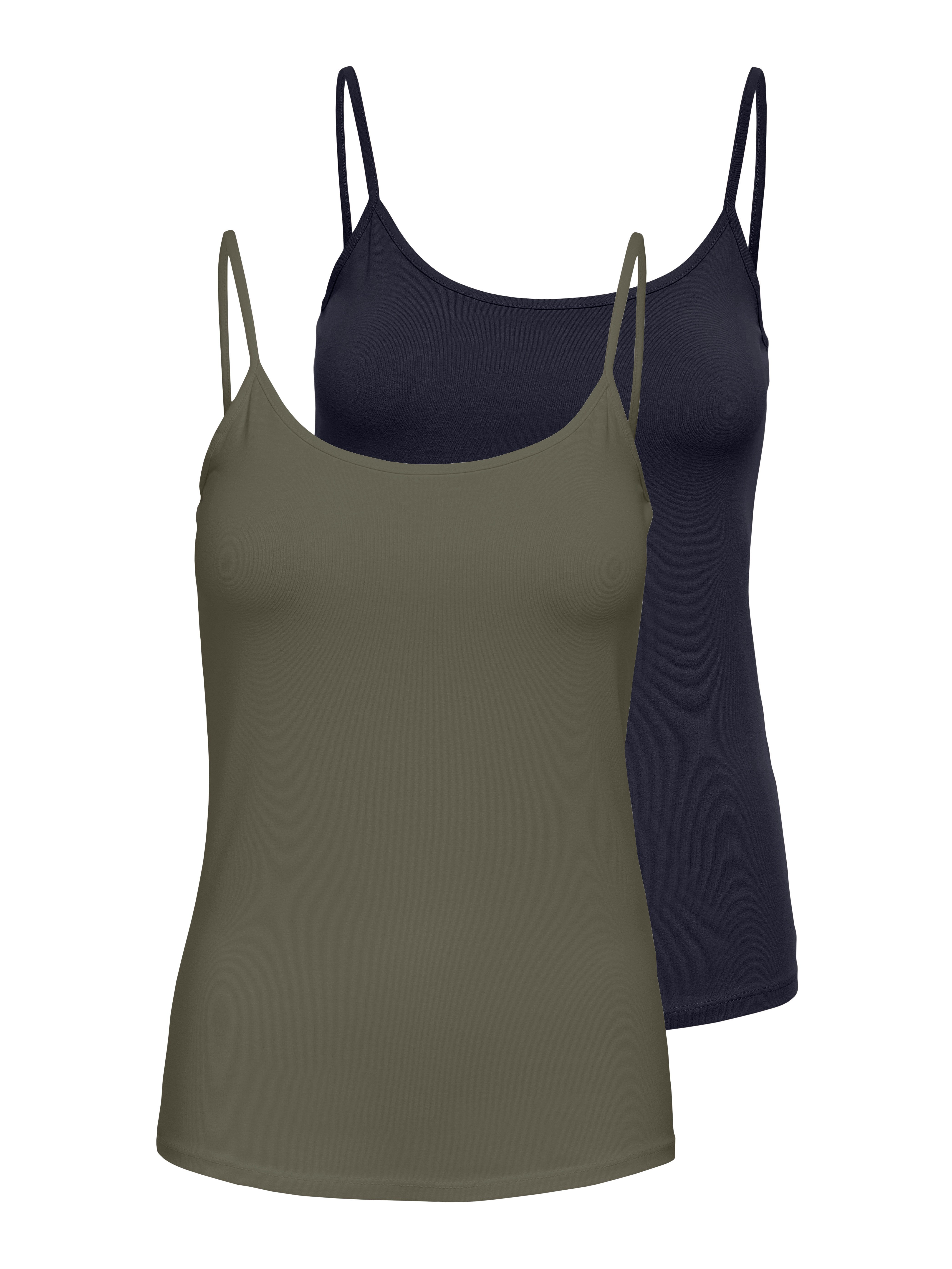 Spaghettitop ONLLOVE SINGLET 2PACK JRS NOOS