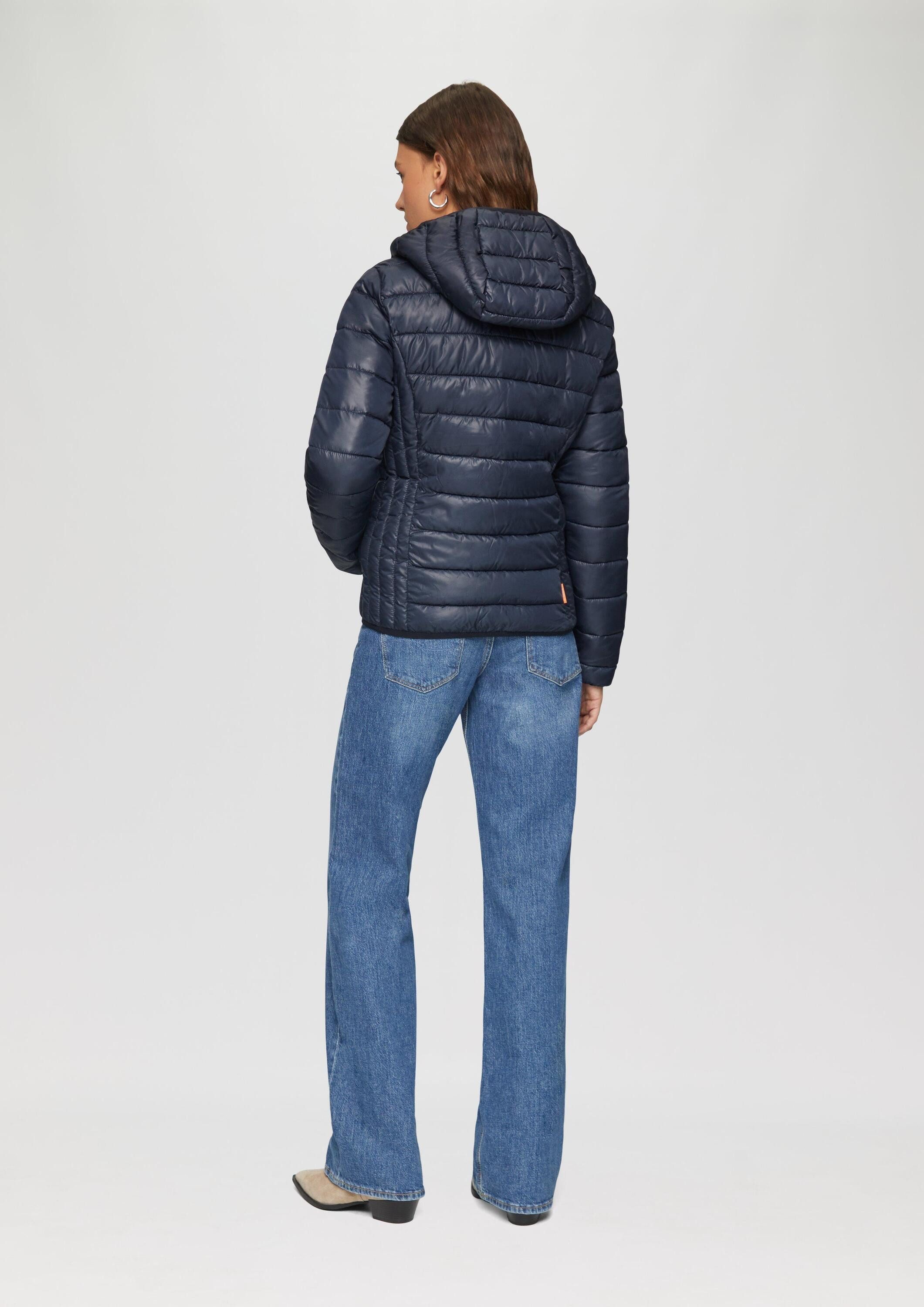 QS Winterjacke Outdoor-Jacke Gesteppte Outdoor-Jacke mit Kapuze
