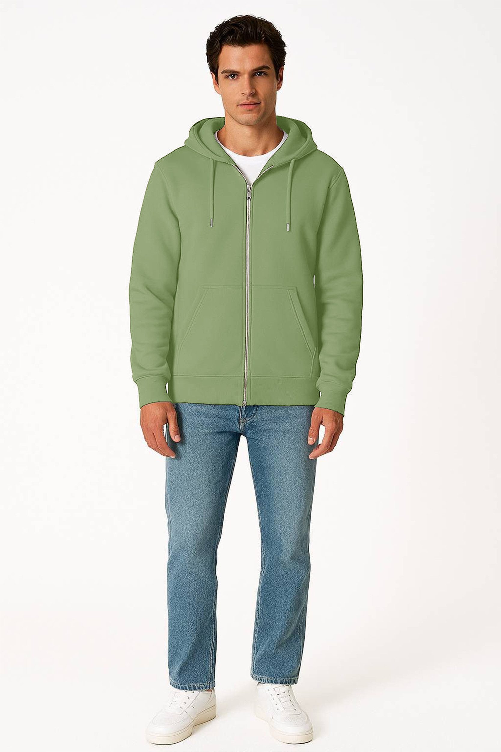 Smith & Solo Hoodie Herren - Sweatshirt mit Reißverschluss Zipper Sweatjacke Baumwollmix
