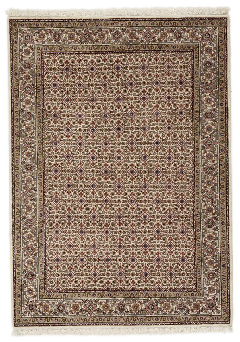 Orientteppich Indo Täbriz 143x200 Handgeknüpfter Orientteppich, Nain Trading, rechteckig, Höhe: 12 mm