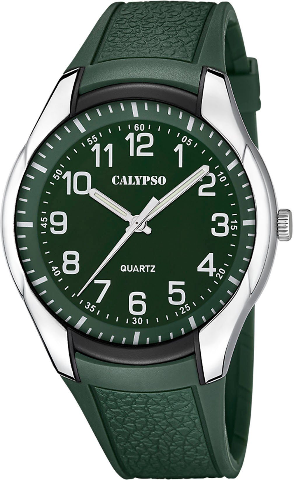 CALYPSO WATCHES Quarzuhr Street Style, K5843/3, Armbanduhr, Herrenuhr, Kautschukarmband