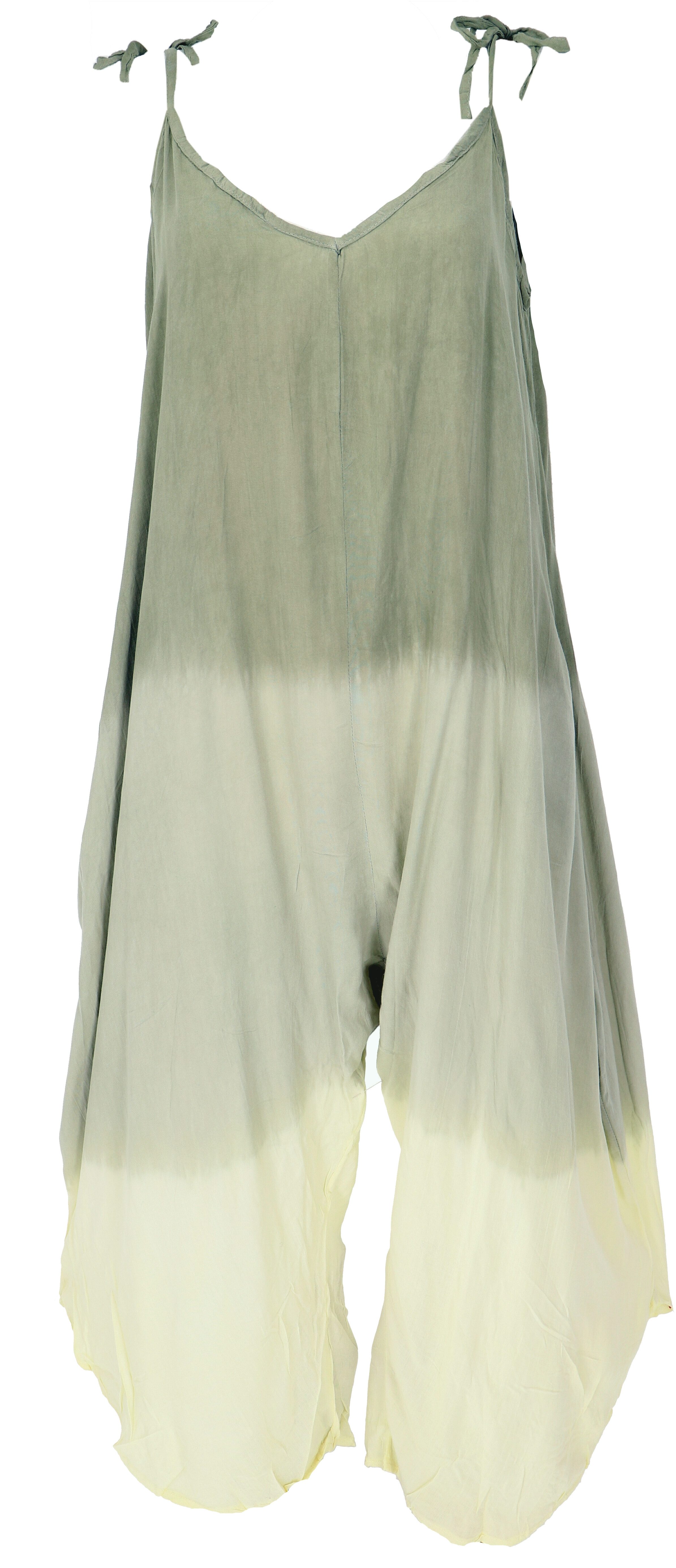 Guru-Shop Relaxhose Batik Jumpsuit, Sommer Overall, Hosenkleid -.. alternative Bekleidung