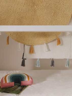 Kinderteppich Malu, benuta, rund, Höhe: 6 mm, Kunstfaser, Berber, Ethno-Style, Wohnzimmer