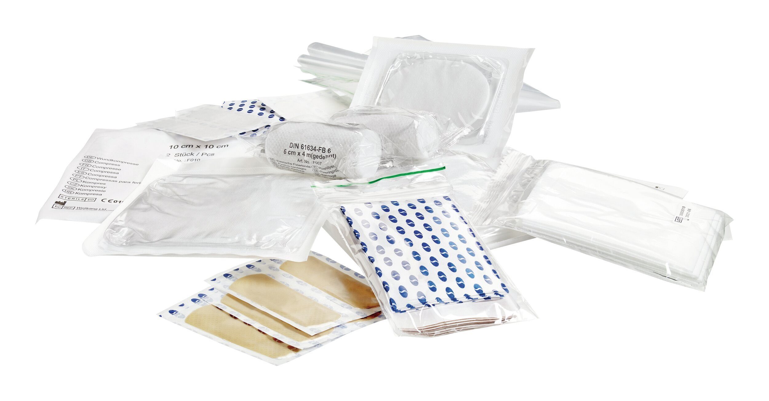 Cederroth Erste-Hilfe-Set, Nachfüllpackungen nach DIN