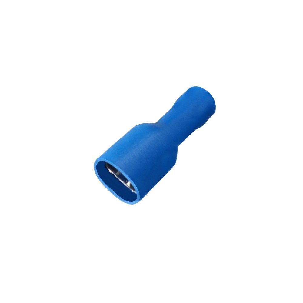 Flachsteckhülsen Flachsteckhülsen mm blau vollisoliert - 0,8 2,5 ARLI mm² x 6,3 50x 1,5