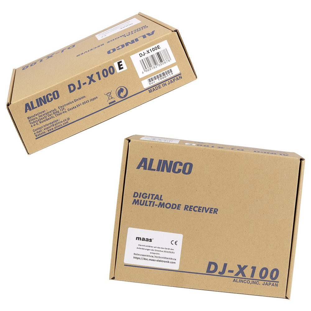 Alinco Alinco ALINCO DJ-X-100-E Digitaler Multi-Mode Empfänger 1207 Funk-Hand Scanner – Bild 5 von 5