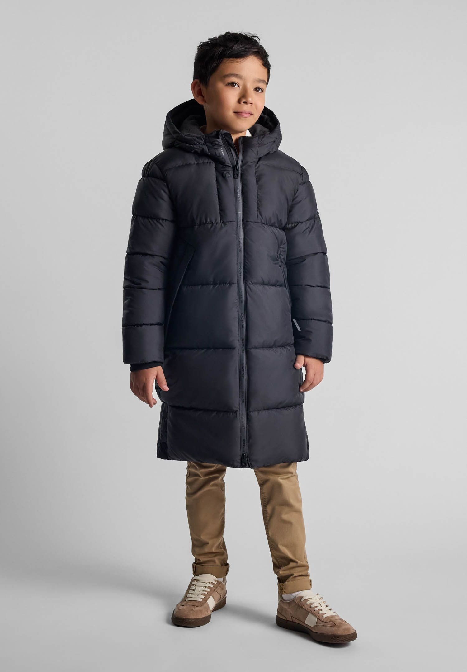 MINOTI Winterjacke Lange Jacke mit Fleece-Futter günstig online kaufen