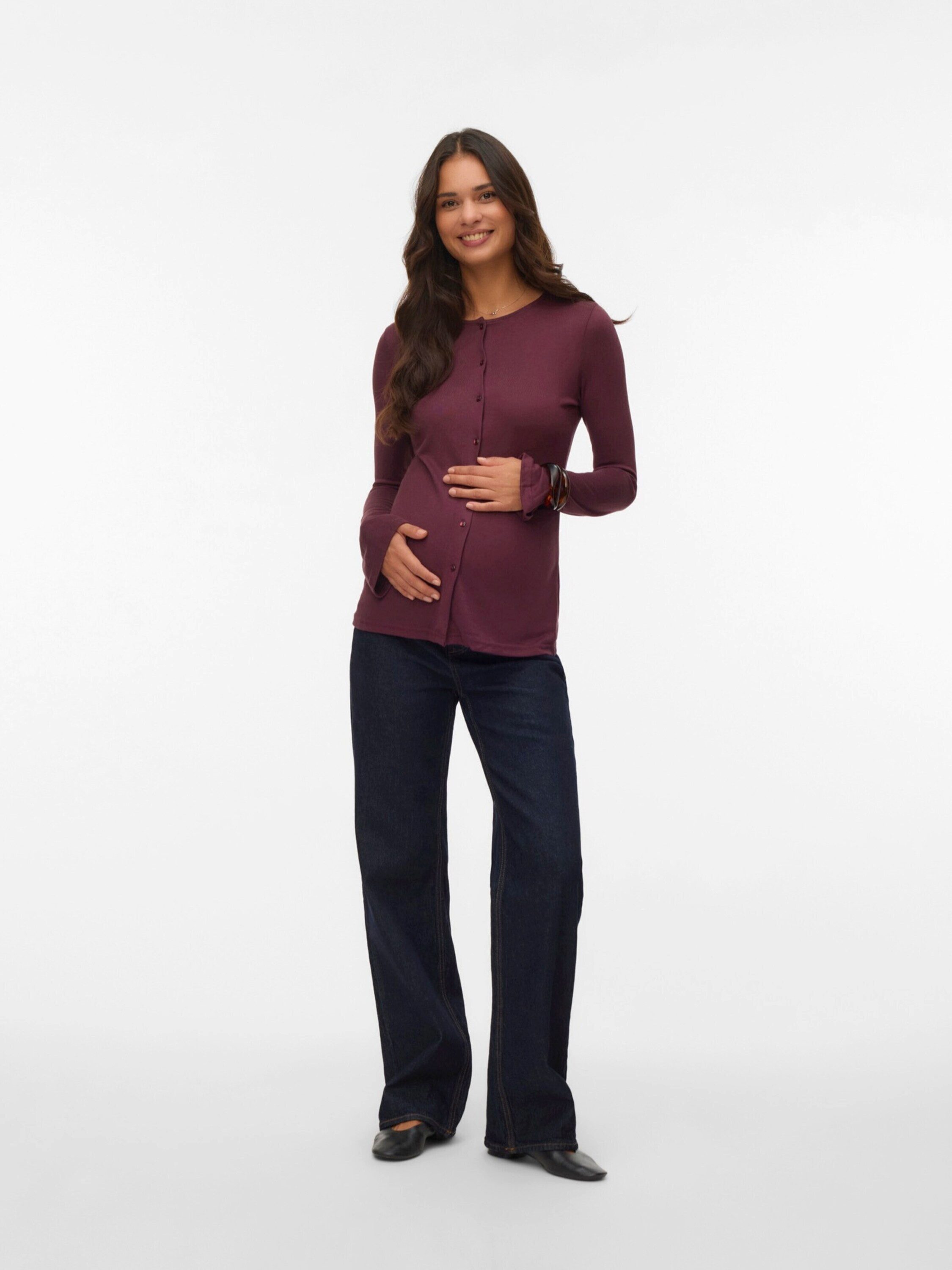 Vero Moda Maternity Weite Jeans VMMTESSA (1-tlg) Weiteres Detail