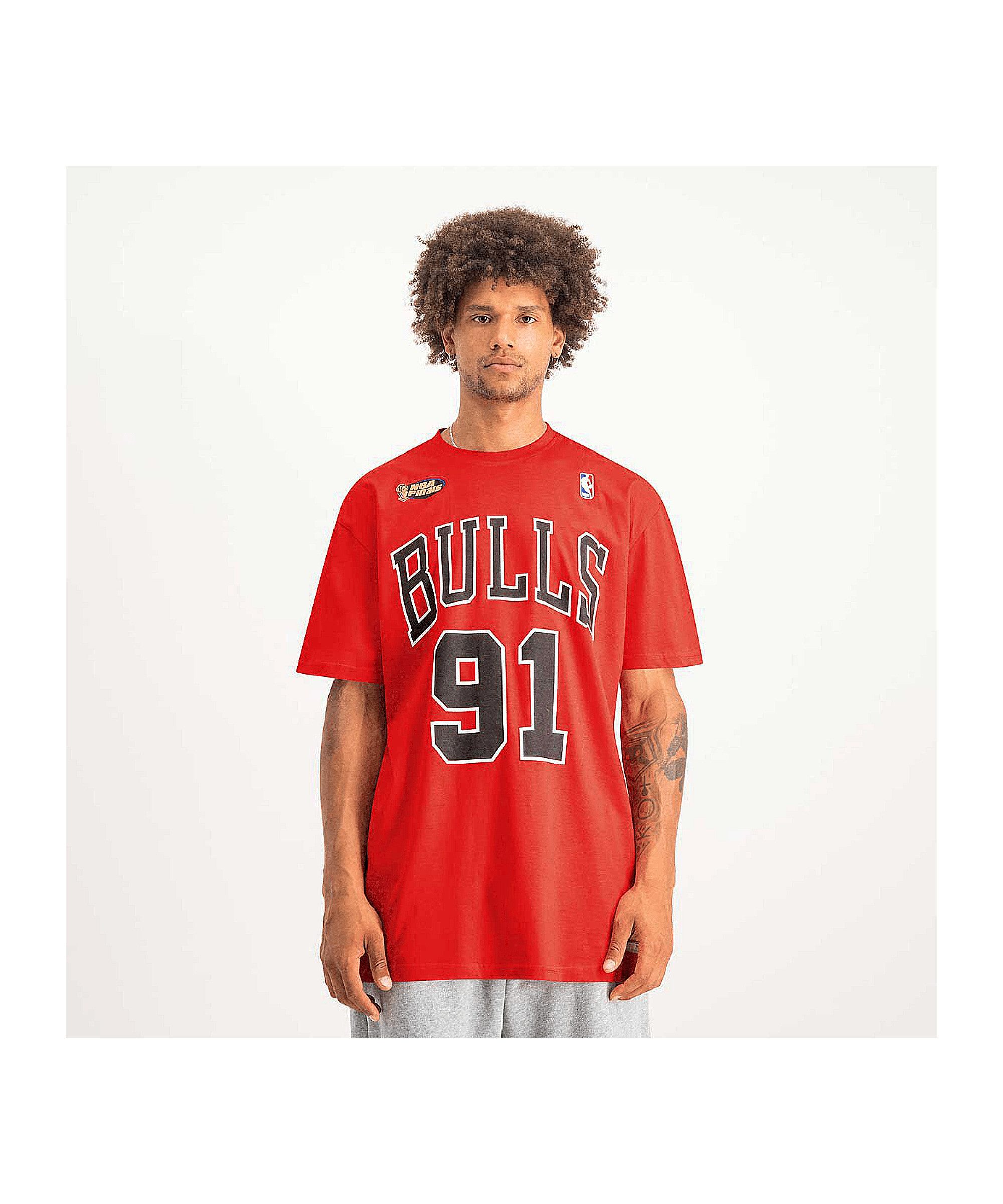 Mitchell & Ness T-Shirt Mitchell and Ness Dennis Rodman T-Shirt Polyester