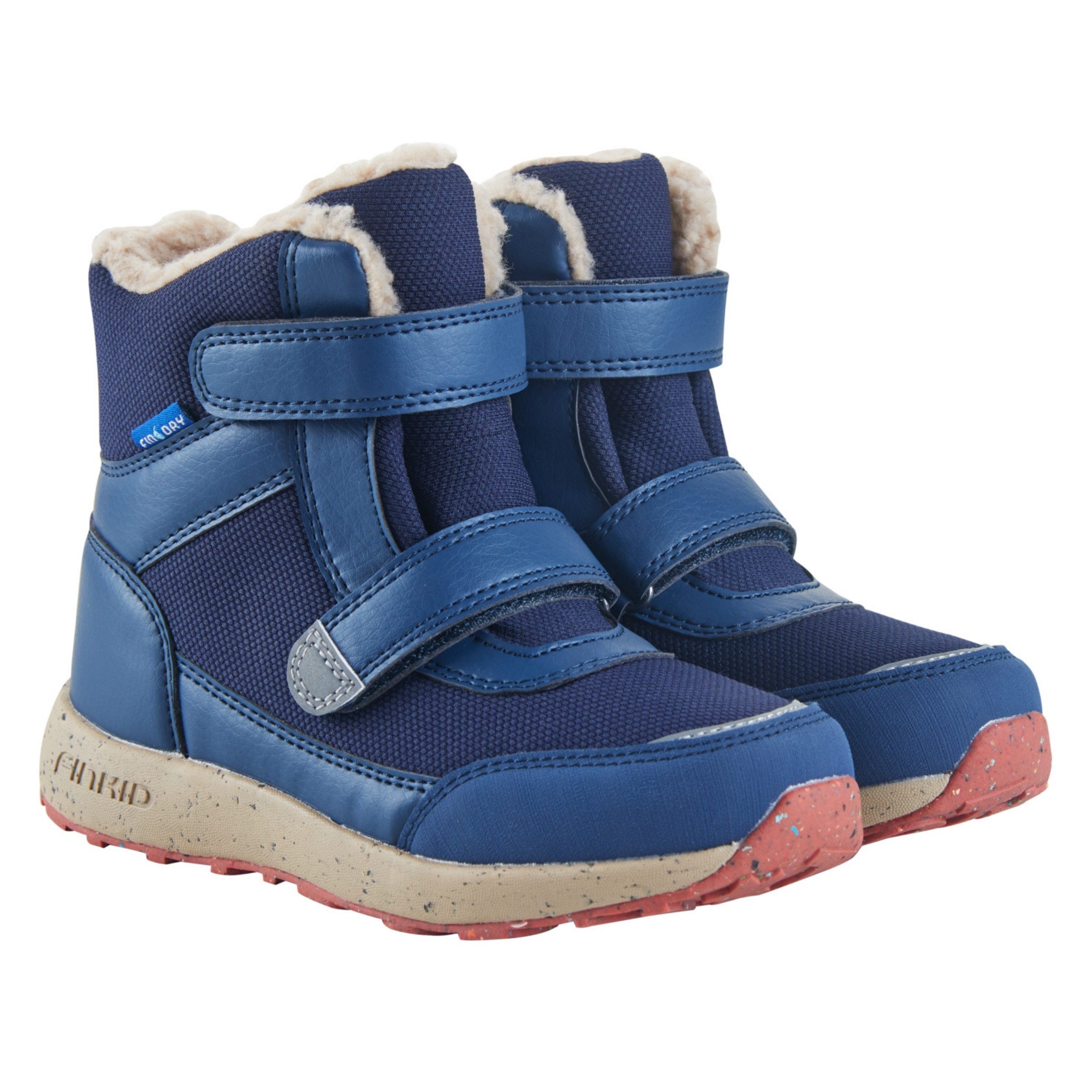 Finkid Lappi Eko Finkid wasserdichte Winterstiefel Navy/Denim Winterstiefel