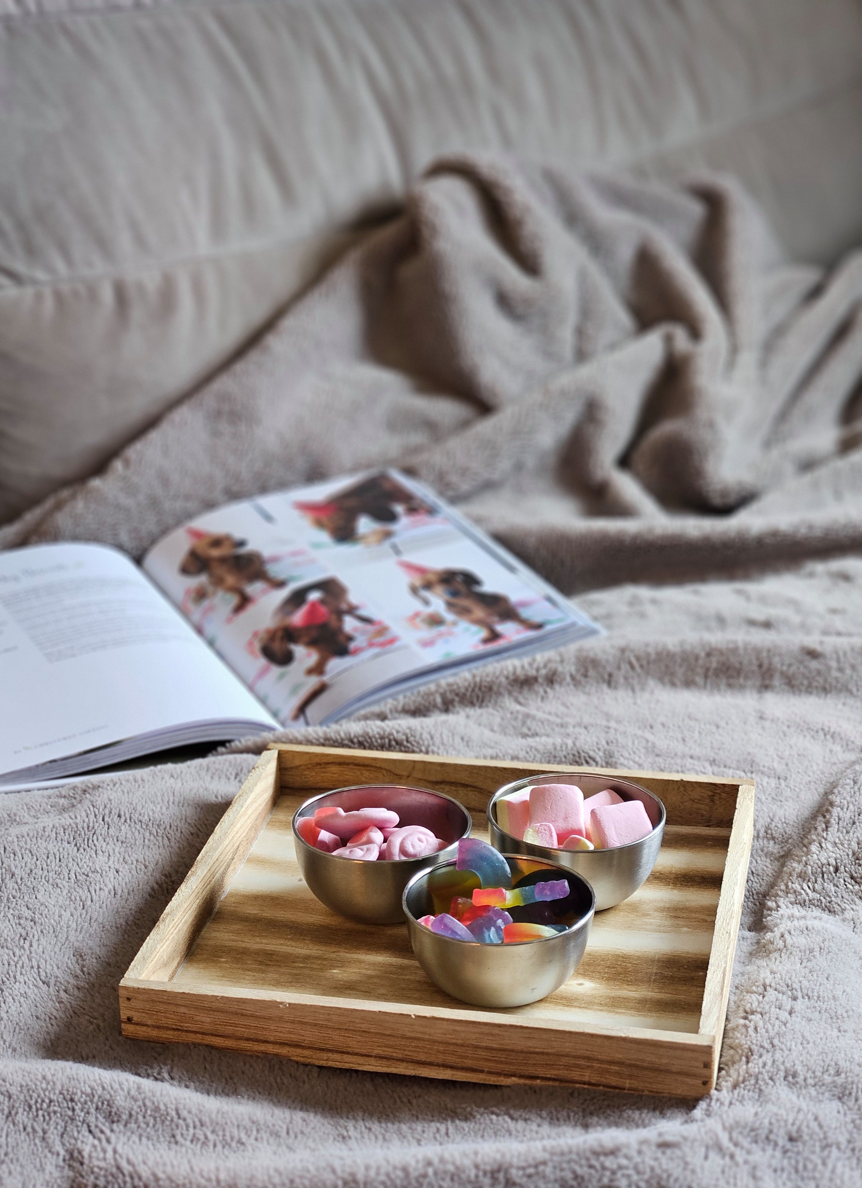 Meinposten Dekotablett Tablett Holztablett braun Natur rechteckig Kerzentab günstig online kaufen