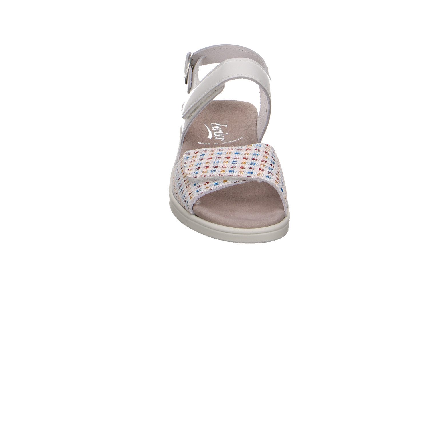 Semler Semler Mosaik/soft-n. Leder Comfort Sandale weiss Trekkingsandale