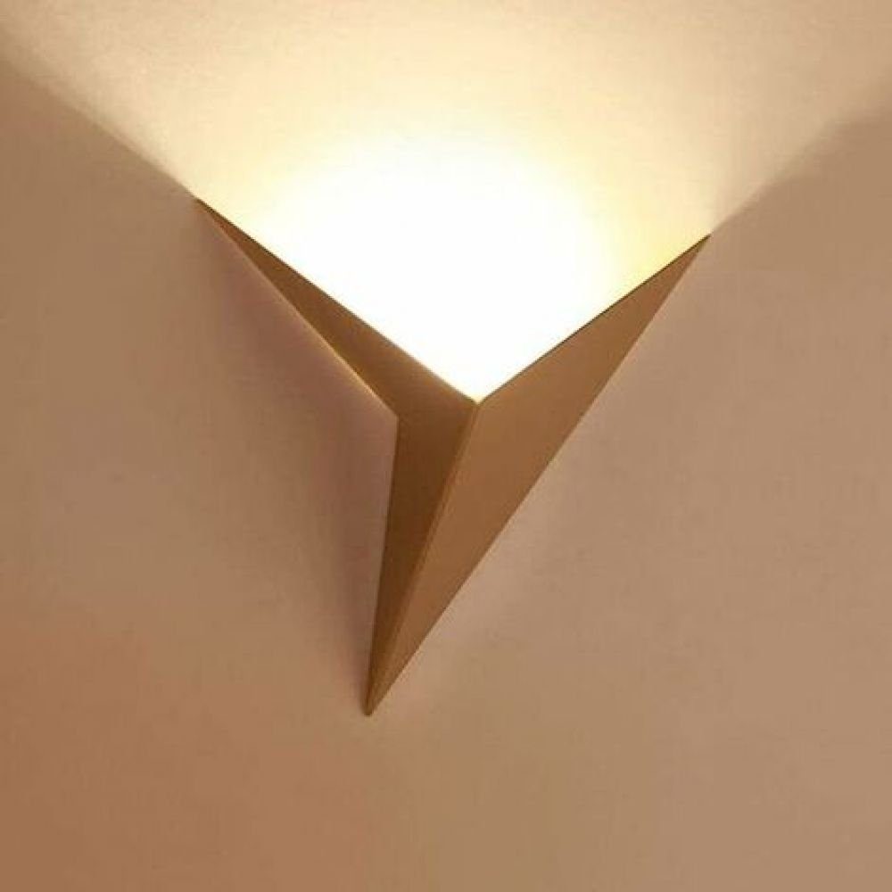 GelldG LED Wandleuchte Moderne LED-Wandleuchte, Wandleuchte, minimalistische Dreiecksform