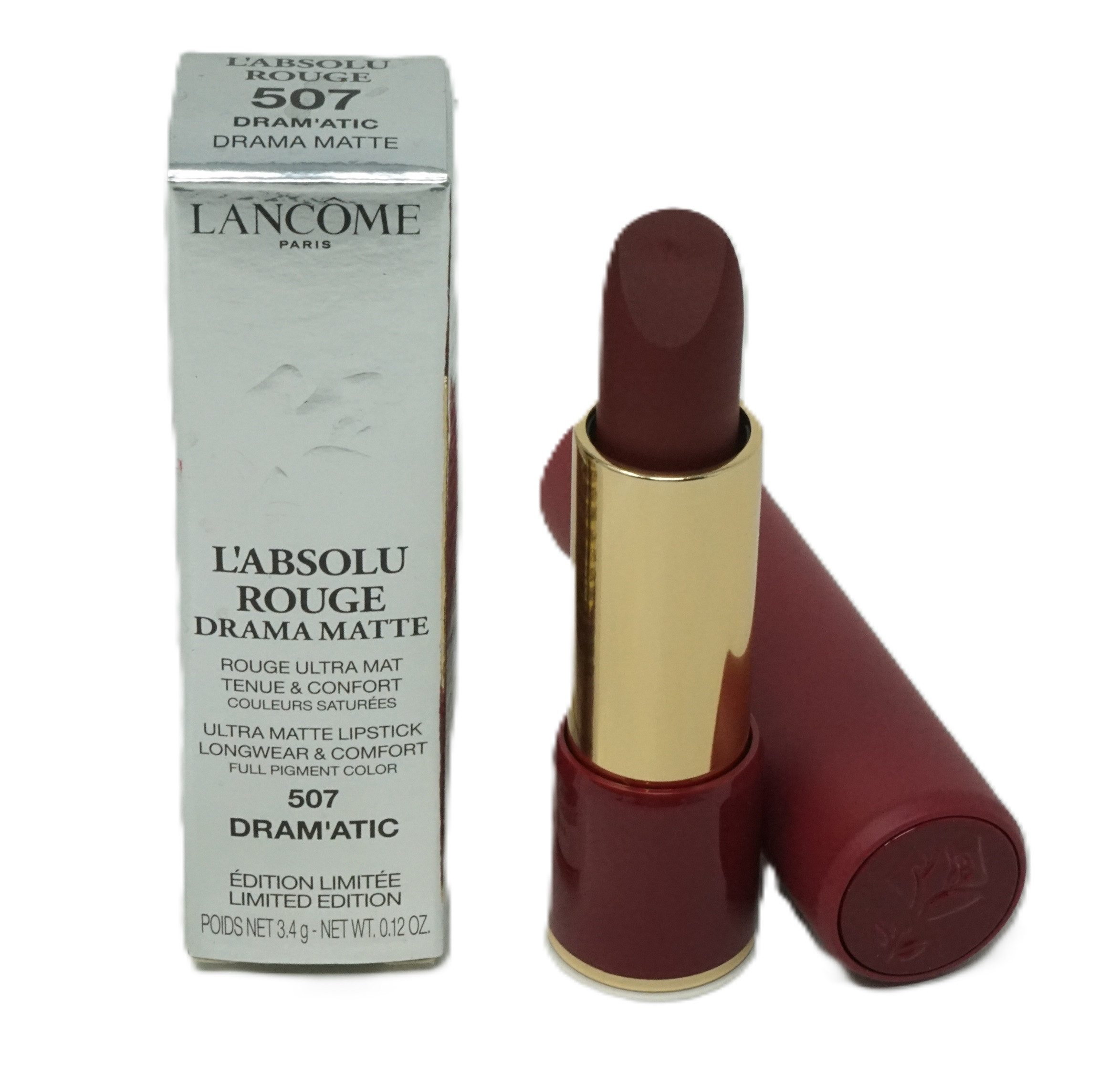 LANCOME Lippenstift Lancome L'Absolu Rouge Lippenstift Drama Matte 507 Dramatic 3,4g