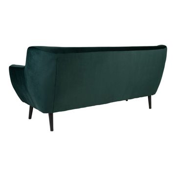 ebuy24 Sofa Monte Sofa 3 Sitzer Velour grün.