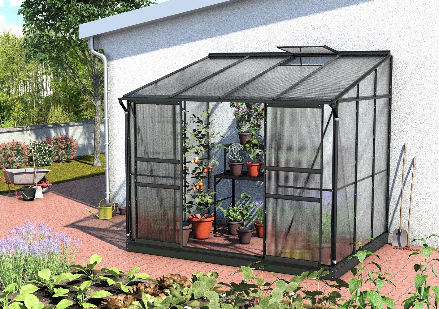 Vitavia Gewächshaus Ida 5200 HKP 6mm Al...