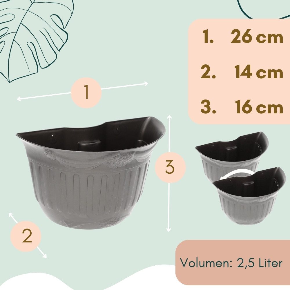 GarPet Blumentopf Blumentopf für Regenrohr 2er günstig online kaufen