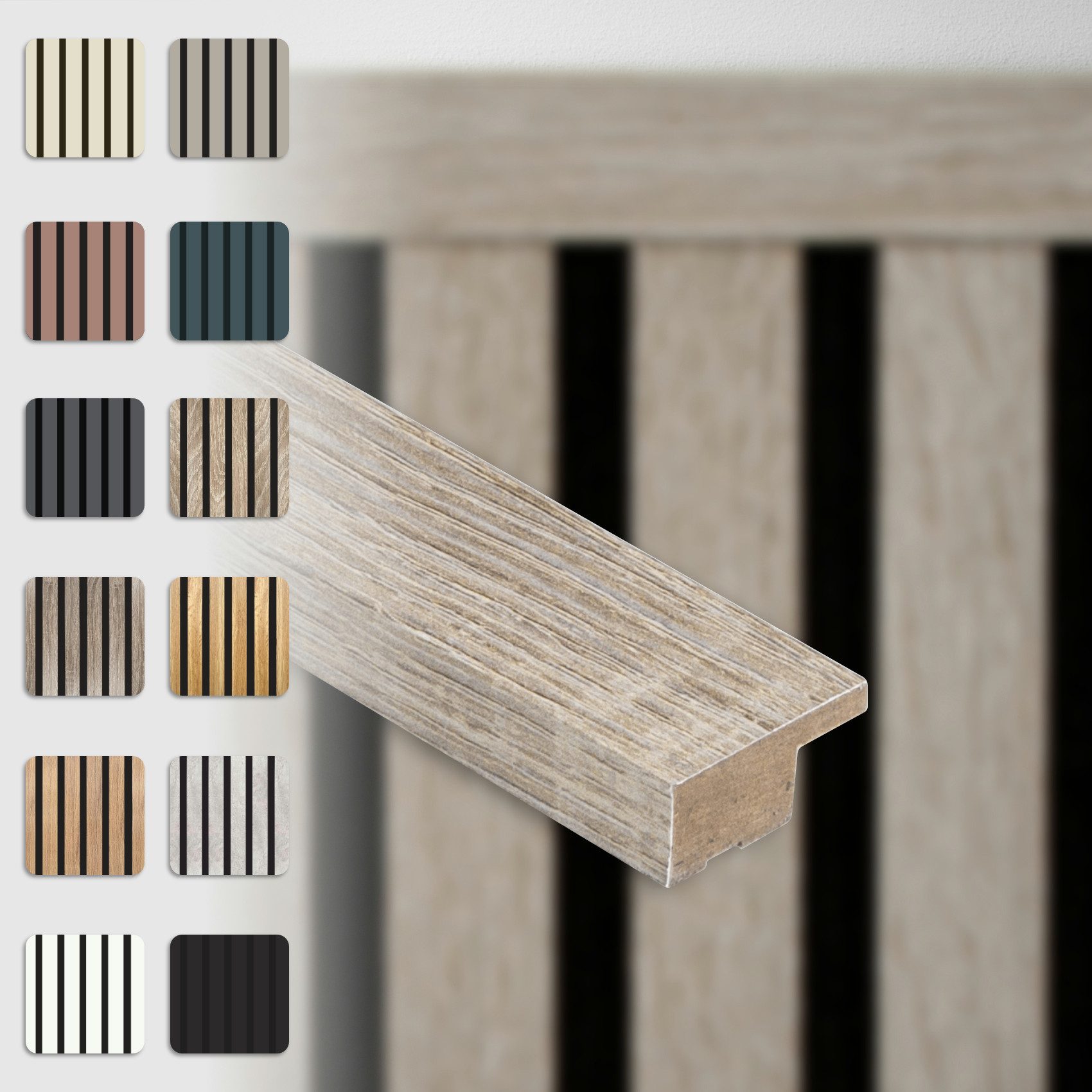 Hexim Wanddekoobjekt APA06 (Abschlussleiste 275x2,7cm passend für unsere Ak günstig online kaufen