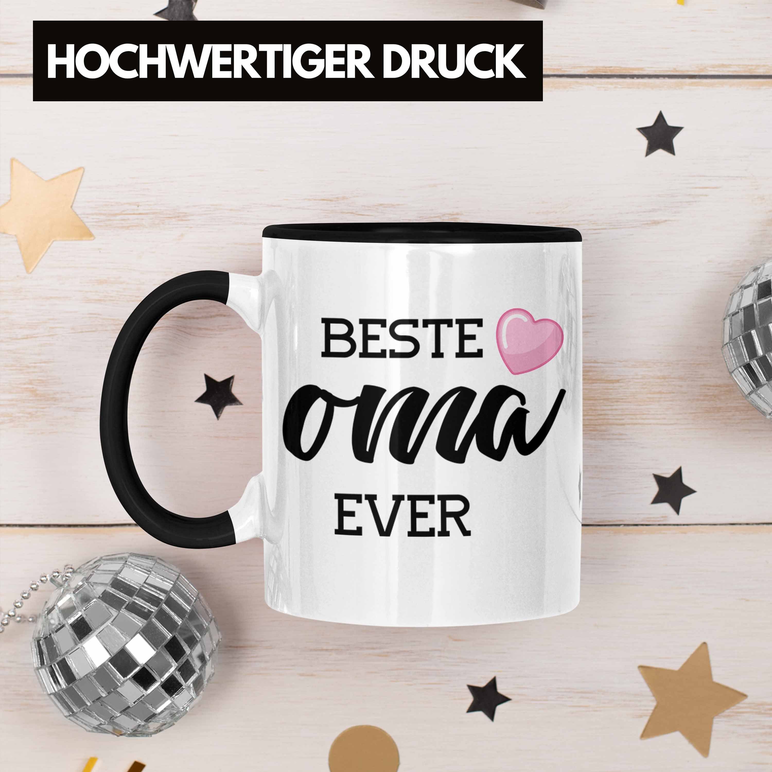 Funny Spruch Schwarz Der Tasse - von Welt Kaffeetasse Trendation Beste Geschenk Oma Enkel Trendation Tasse Lustig Weihnachten Geburtstag