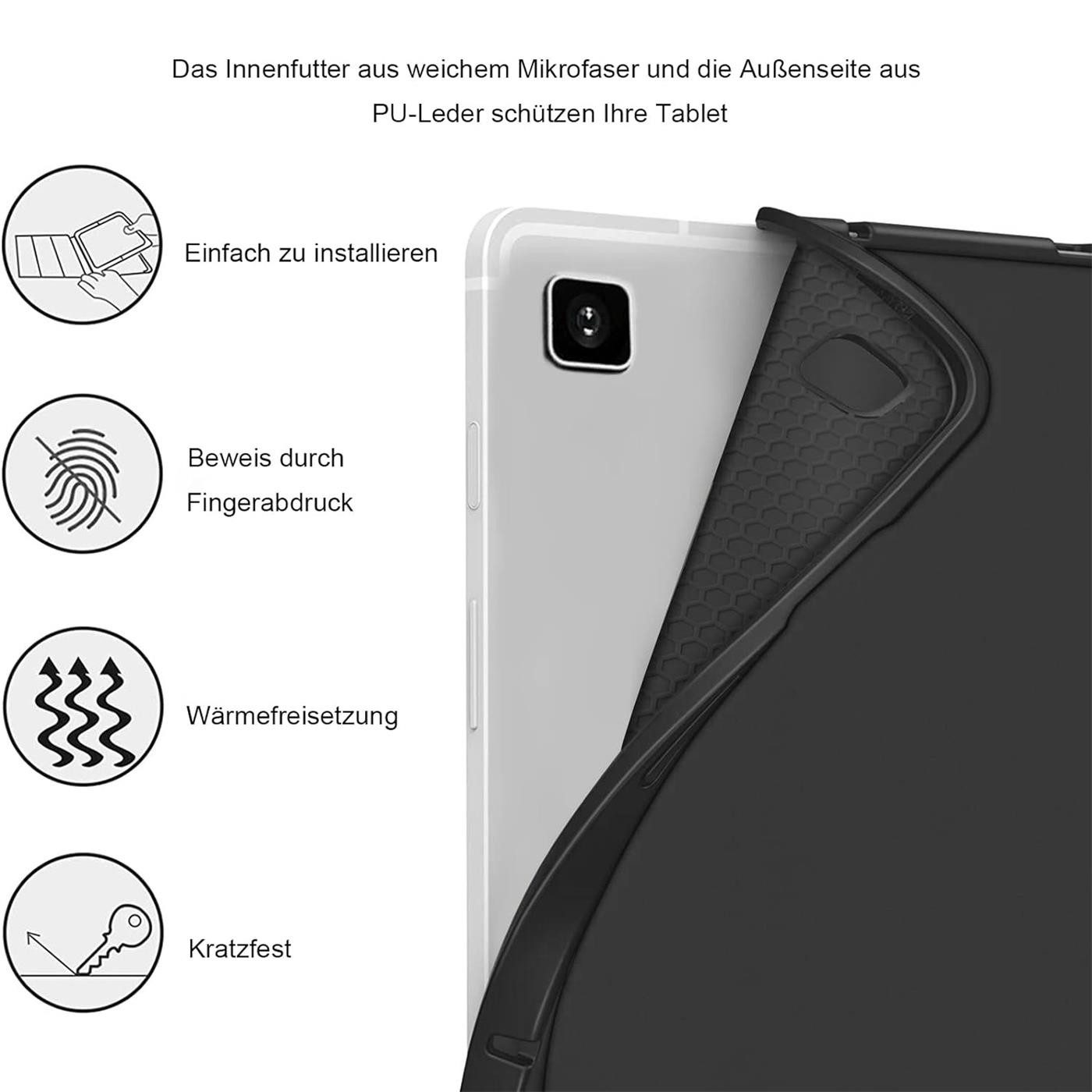 CoolGadget Tablet-Hülle Smart Cover für Samsung Galaxy Tab A8 10.5 2021 25,9 cm(10,2 Zoll), Schutz Tasche aufstellbar mit Stift Halter für Galaxy Tab A8 10.5 20 – Bild 5 von 5