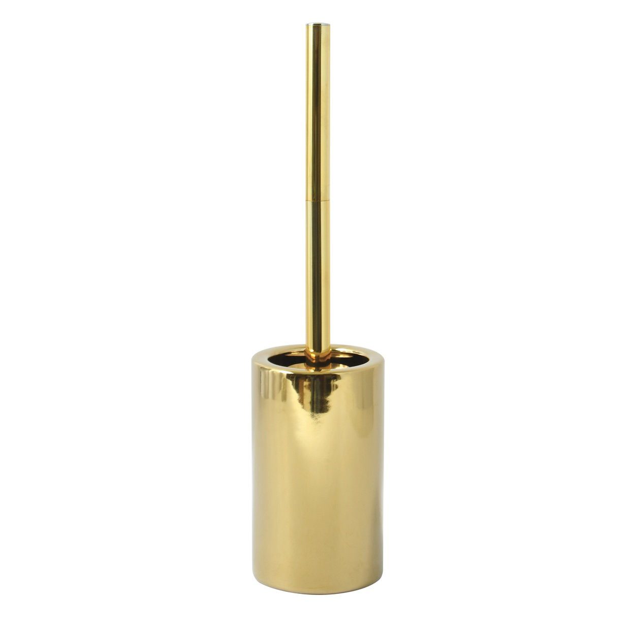 spirella WC-Garnitur TUBE Exclusive, Toilettenbürste, hochwertige Keramik, festliches Finish, gold glänzend