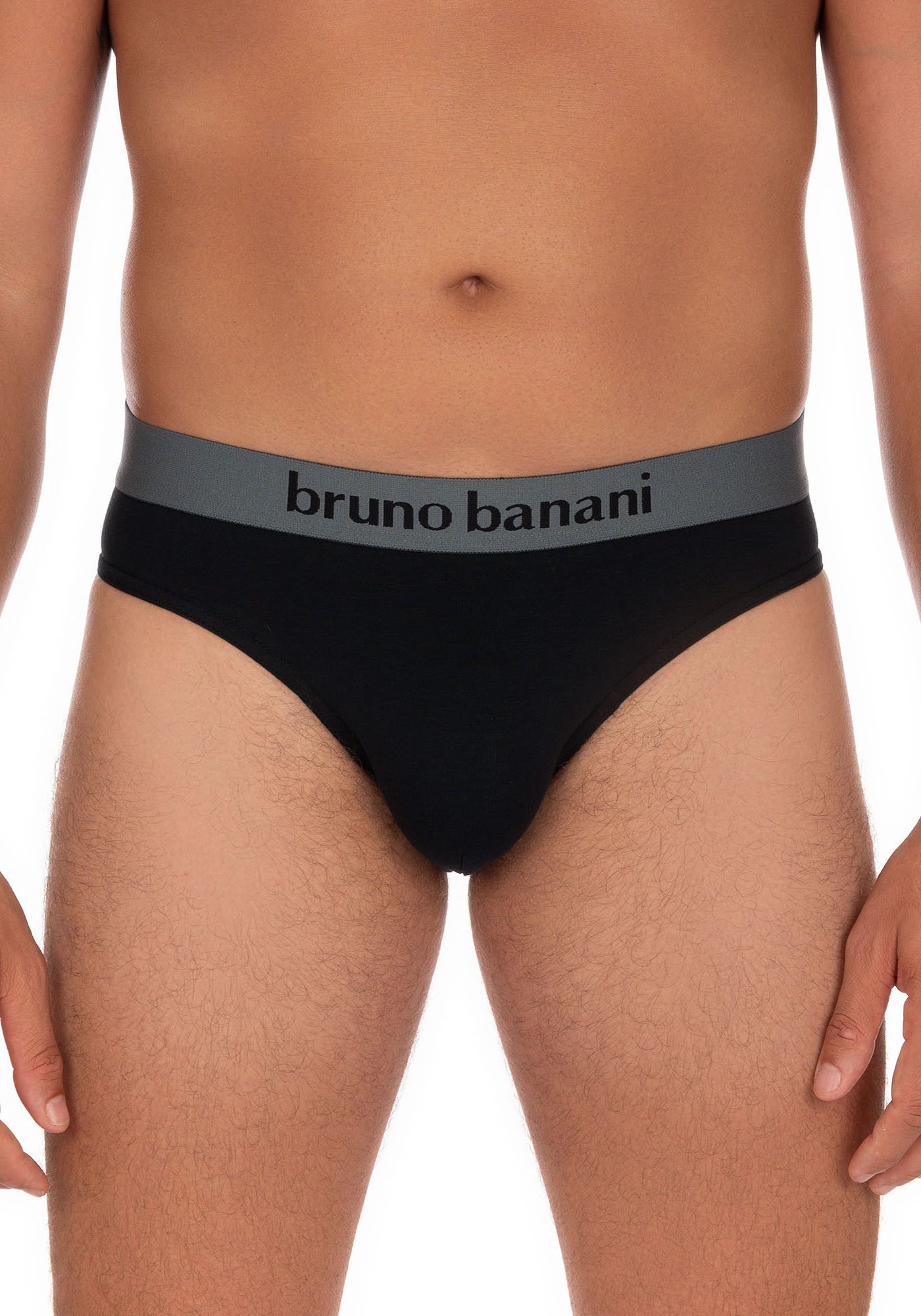Bruno Banani Slip Flowing (2er Pack) mit Logobund