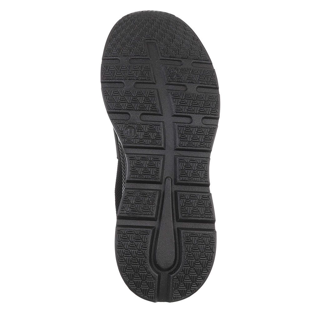 Coolwalk Herren Slip-On Sneaker Knit mit Profilsohle Slipper (91563633) Flach Sneakers in Schwarz – Bild 3 von 5