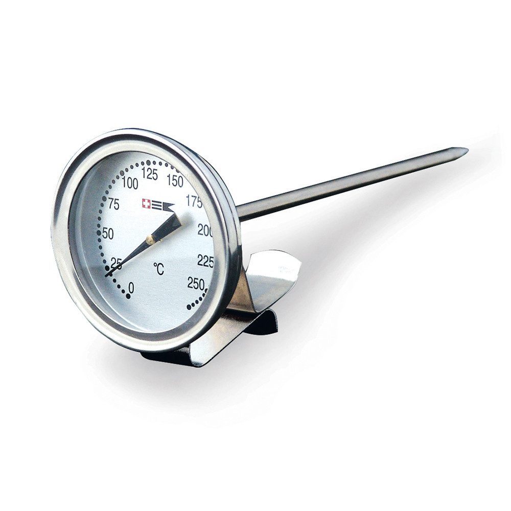 Bengt Ek Design Kochthermometer Frittierthermometer 0 - 300 Grad C° mit Klammer für Topfrand, 1-tlg.