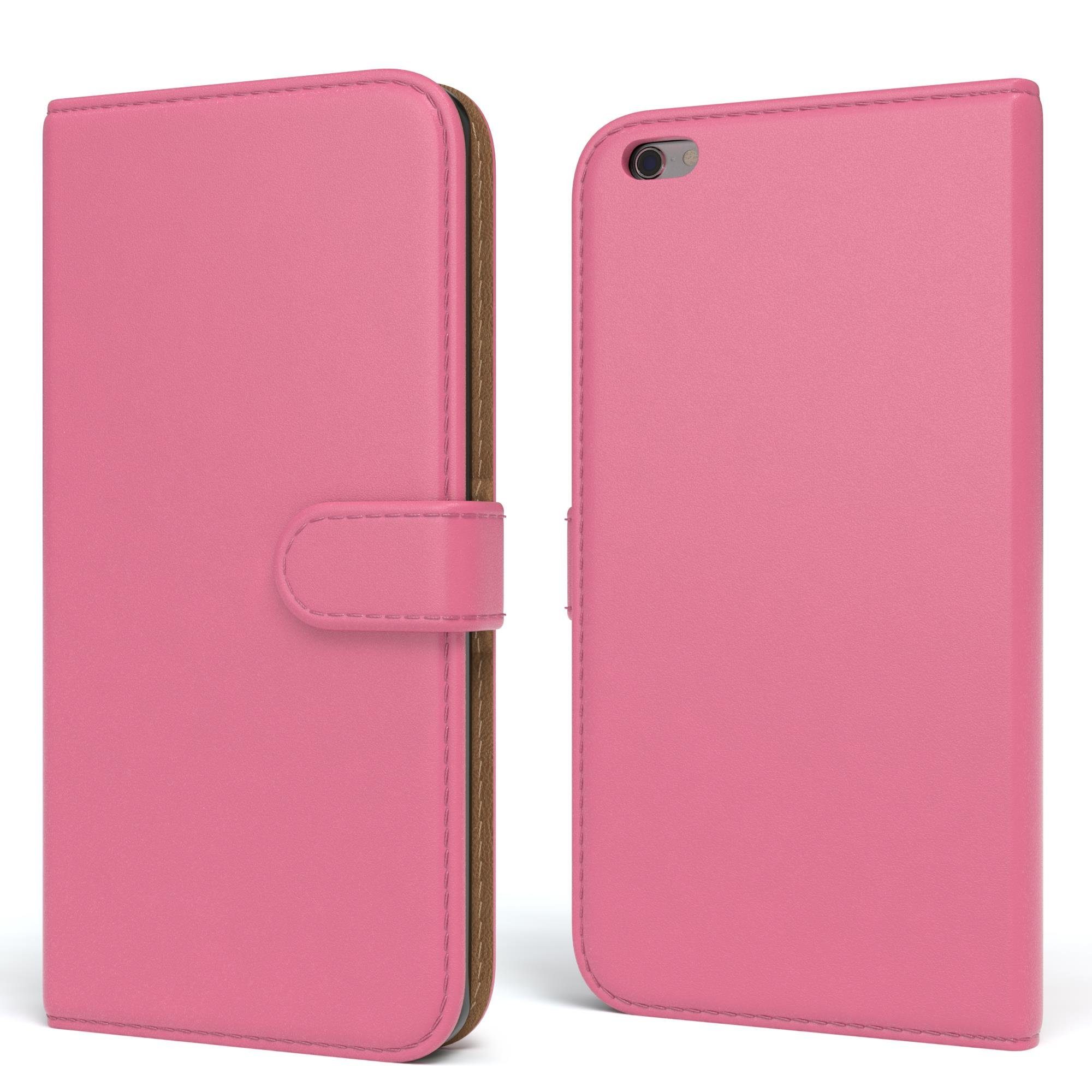 EAZY CASE Handyhülle Bookstyle Farbig für iPhone 6 Plus / iPhone 6s+, Schutzhülle mit Standfunktion Kartenfach Handytasche aufklappbar Etui