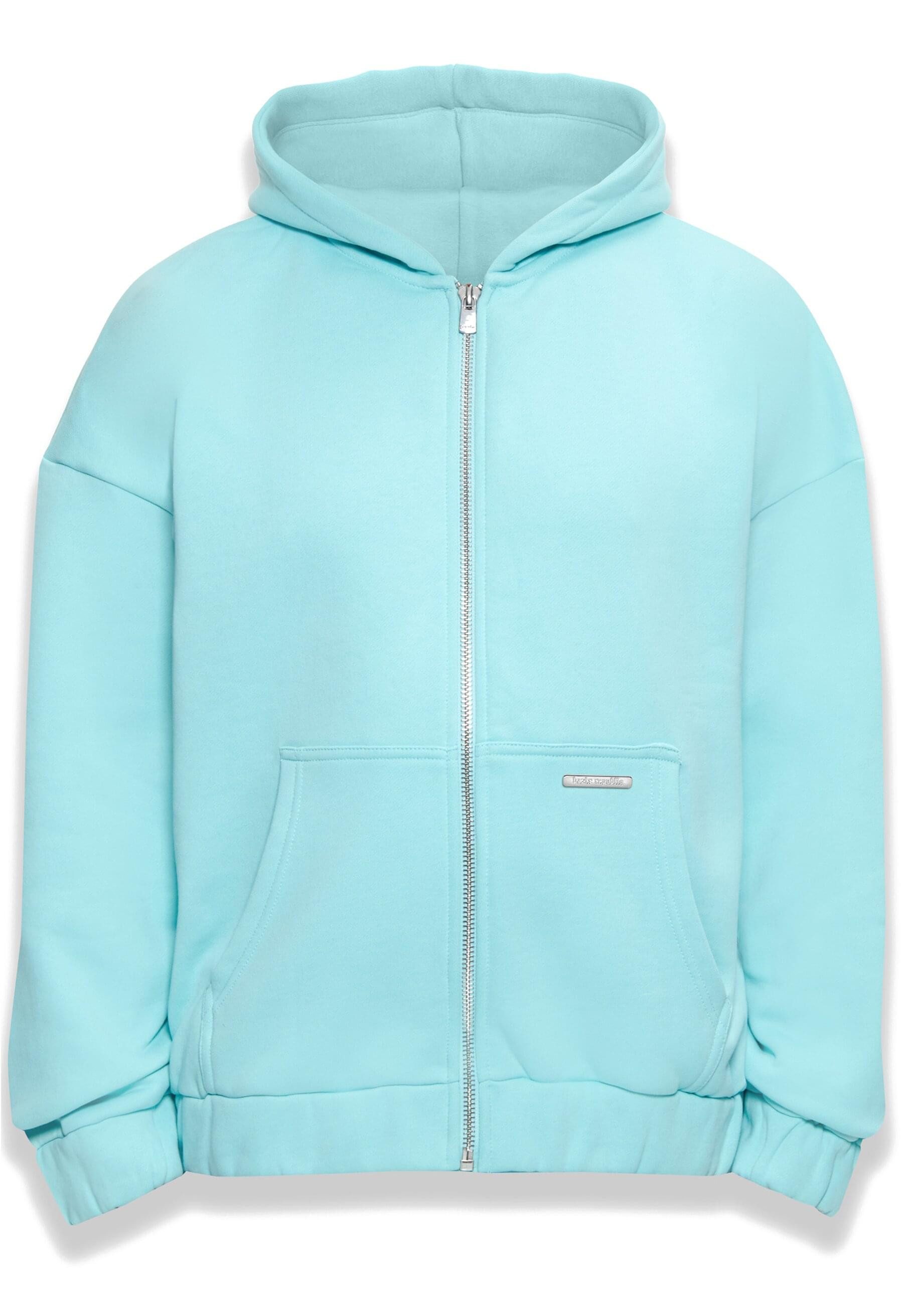 Dropsize Sweatjacke Dropsize Herren Bazix Republiq Super Heavy Blank Zip-Hoodie