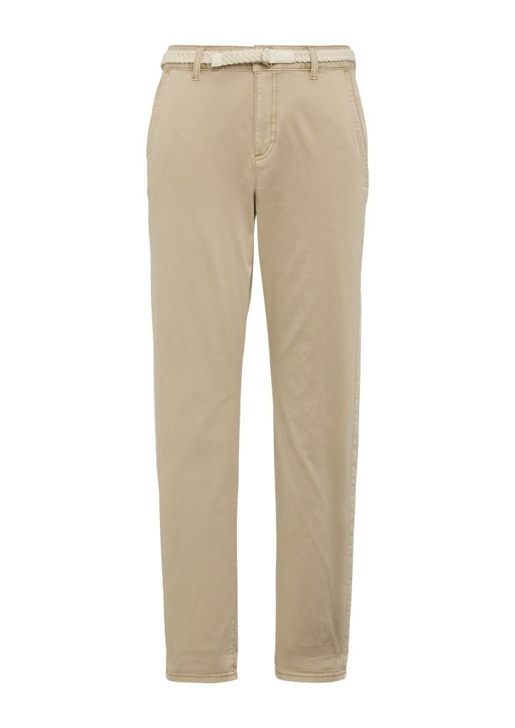 s.Oliver Stoffhose Chino mit geflochtenem Gürtel günstig online kaufen