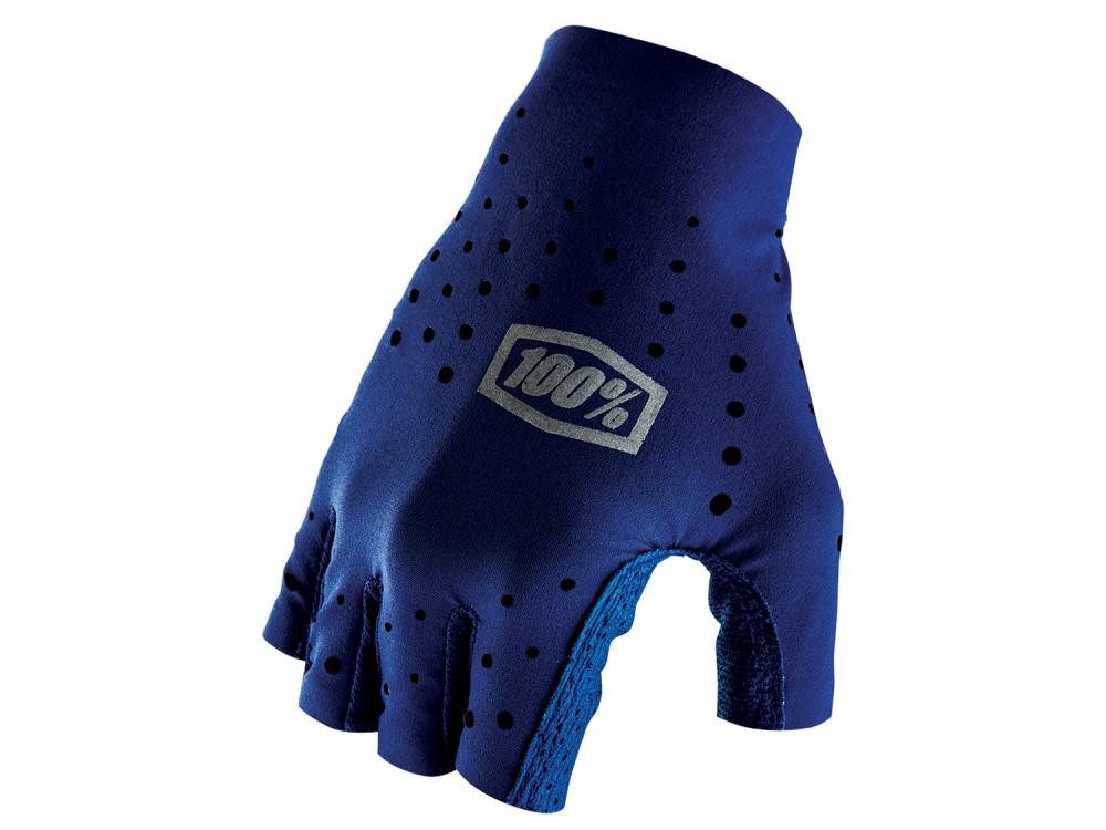 100% Fahrradhandschuhe 100% Sling Short Finger Gloves M navy - ultraleichte, atmungsaktive Bi