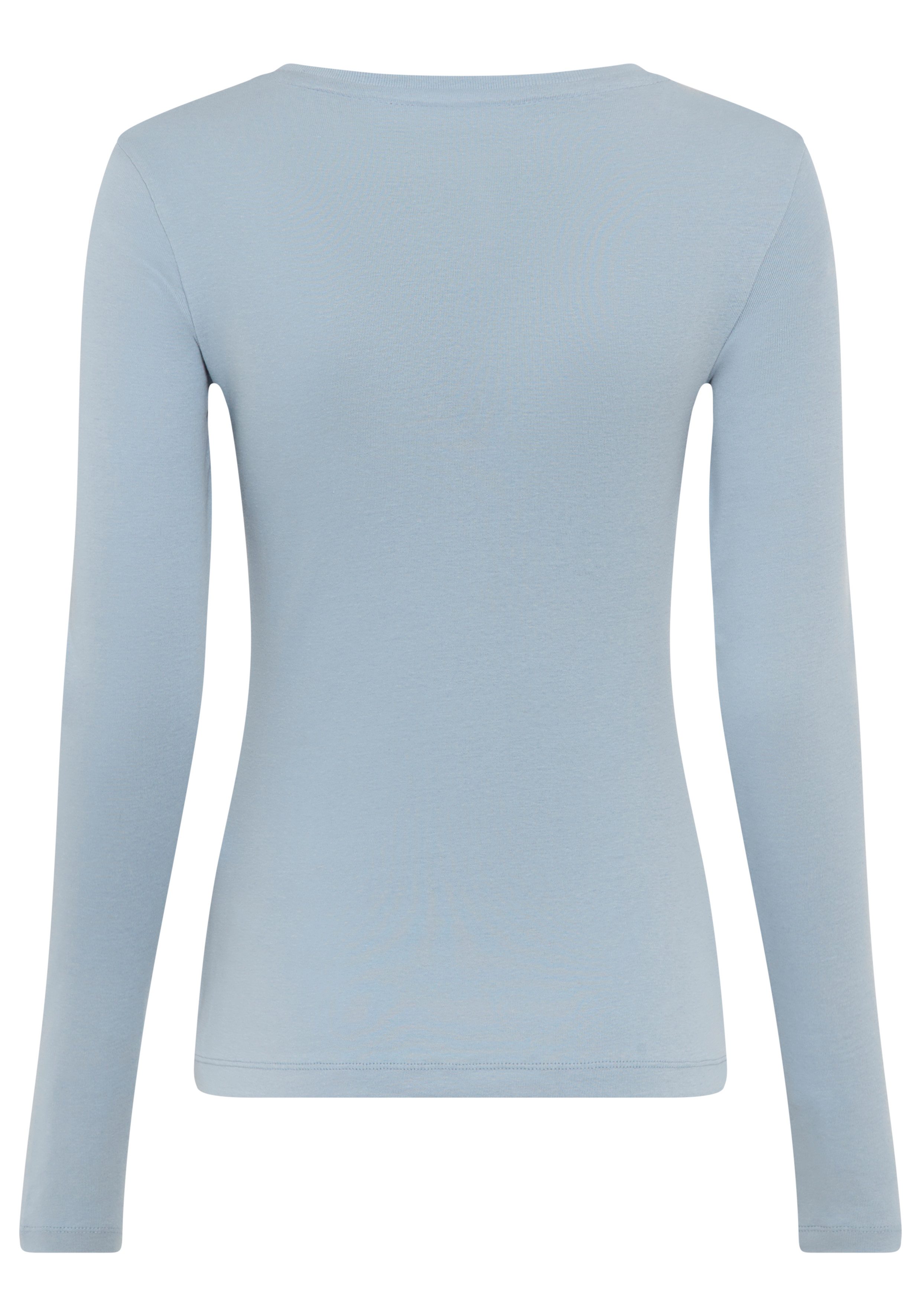 KangaROOS Langarmshirt mit Herz-Print