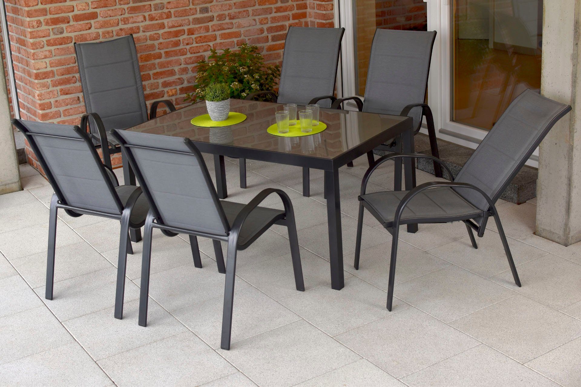 MERXX Garten-Essgruppe Amalfi, (7-tlg)
