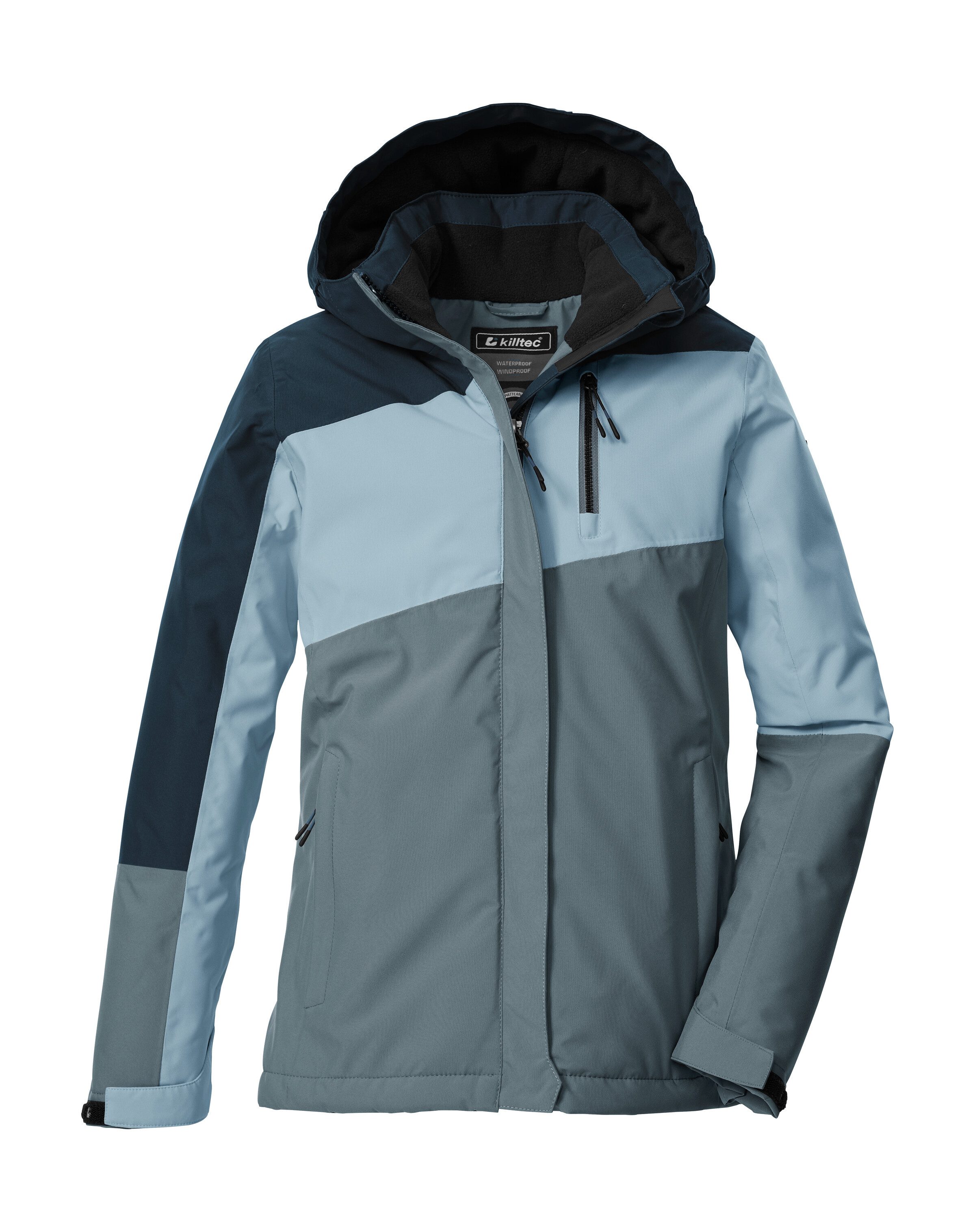 Killtec Funktionsjacke KOW 218 GRLS JCKT Winddichte, wasserdichte Kinderjacke mit verstellbarer Kapuze