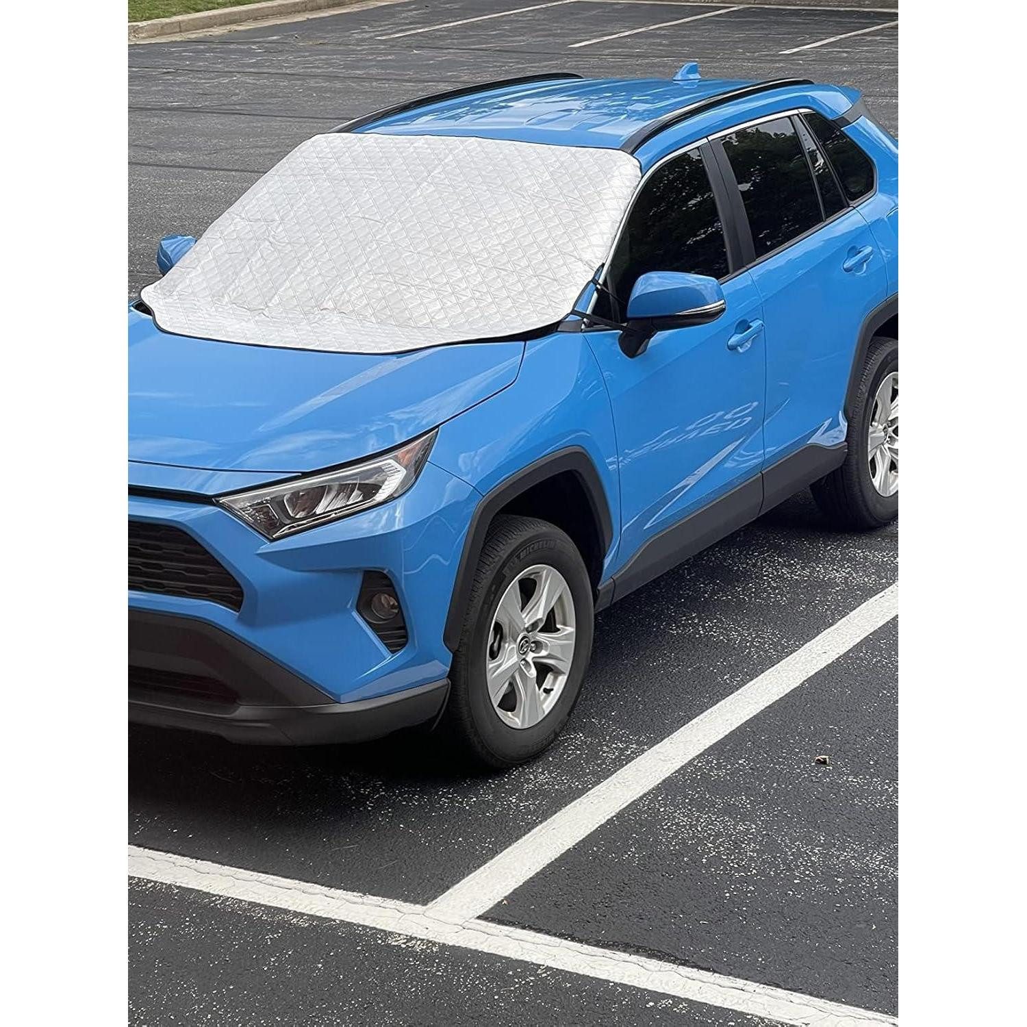 LuxusKollektion Frontscheibenabdeckung Frontscheibenabdeckung Auto Winter Sonnenschutz 145x95cm