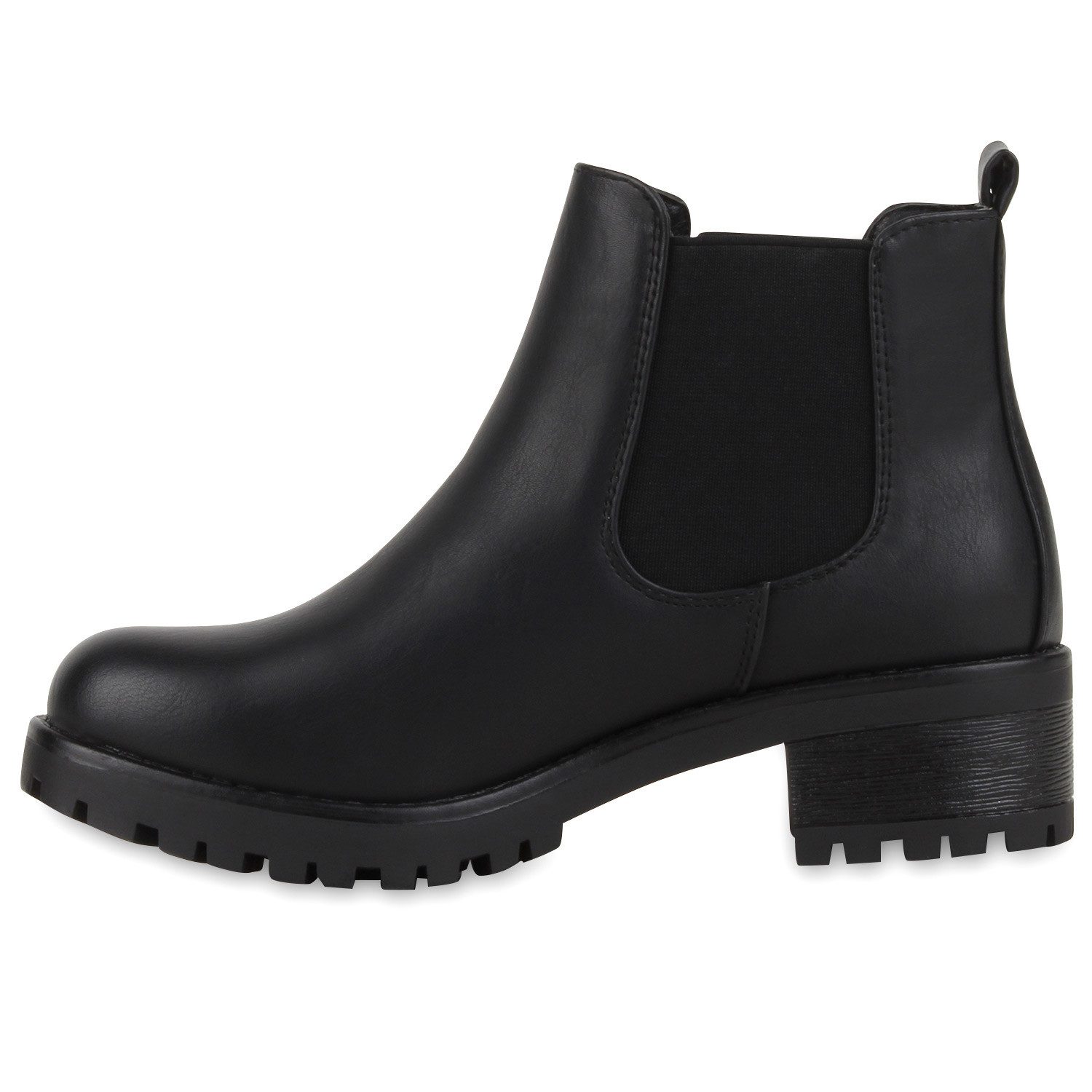 VAN HILL 79018 Chelseaboots Bequeme Damen Chelsea Boots Profilsohle Stiefel günstig online kaufen