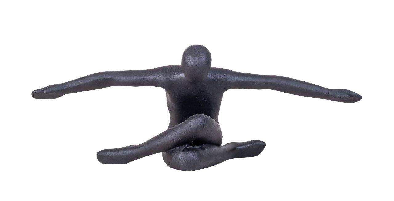 IDYL Dekofigur IDYL Sandstein-Skulptur Flying Man, Diese Figuren fallen auf durch ihre Schlichtheit und Eleganz