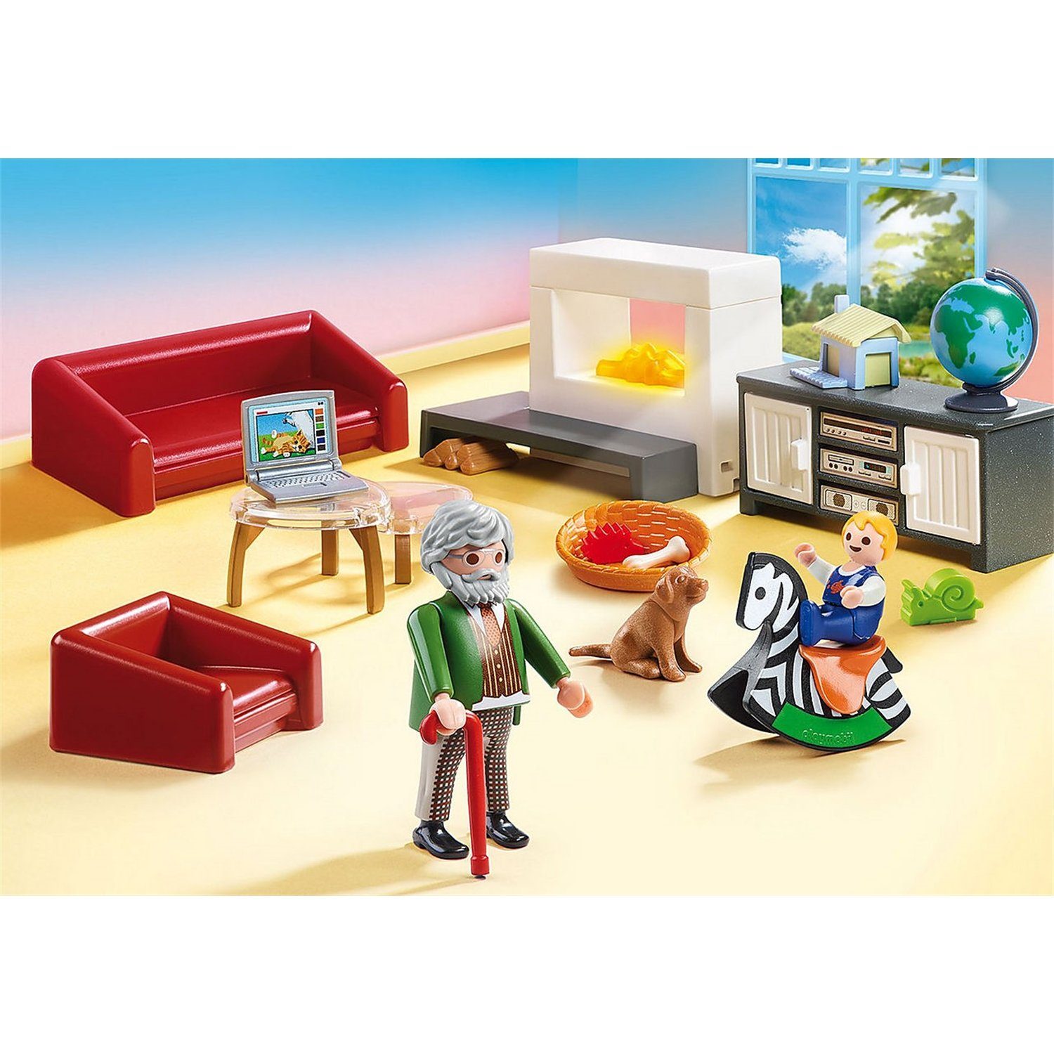 Playmobil® 70206-07-08-09-10-11 Dollhouse 6er Set Alle Zimmer Konstruktions-Spielset