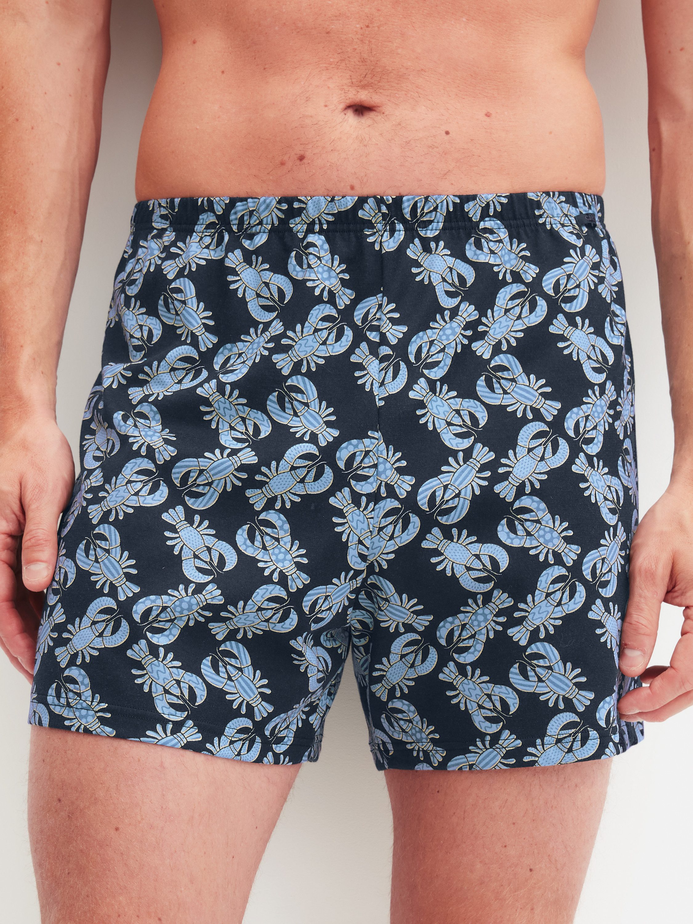 CALIDA Boxershorts Prints Herren (1-St) weich, locker geschnitten und formstabil – Bild 2 von 5