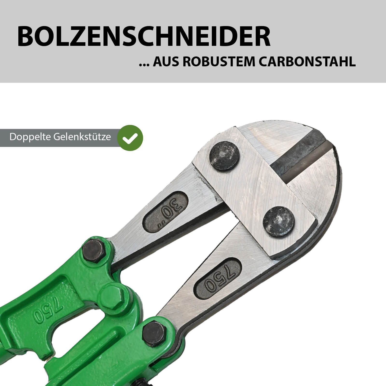 TRUTZHOLM Bolzenschneider Bolzenschneider 30 Zoll 750 mm Carbonstahl, gehärtete Backen, (750mm 30 Zoll, 1-tlg)