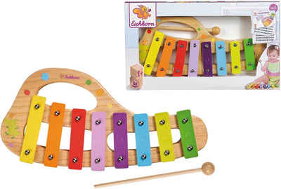 Eichhorn Spielzeug-Musikinstrument Holzspielzeug, Xylophon, inkl. Liederbuch